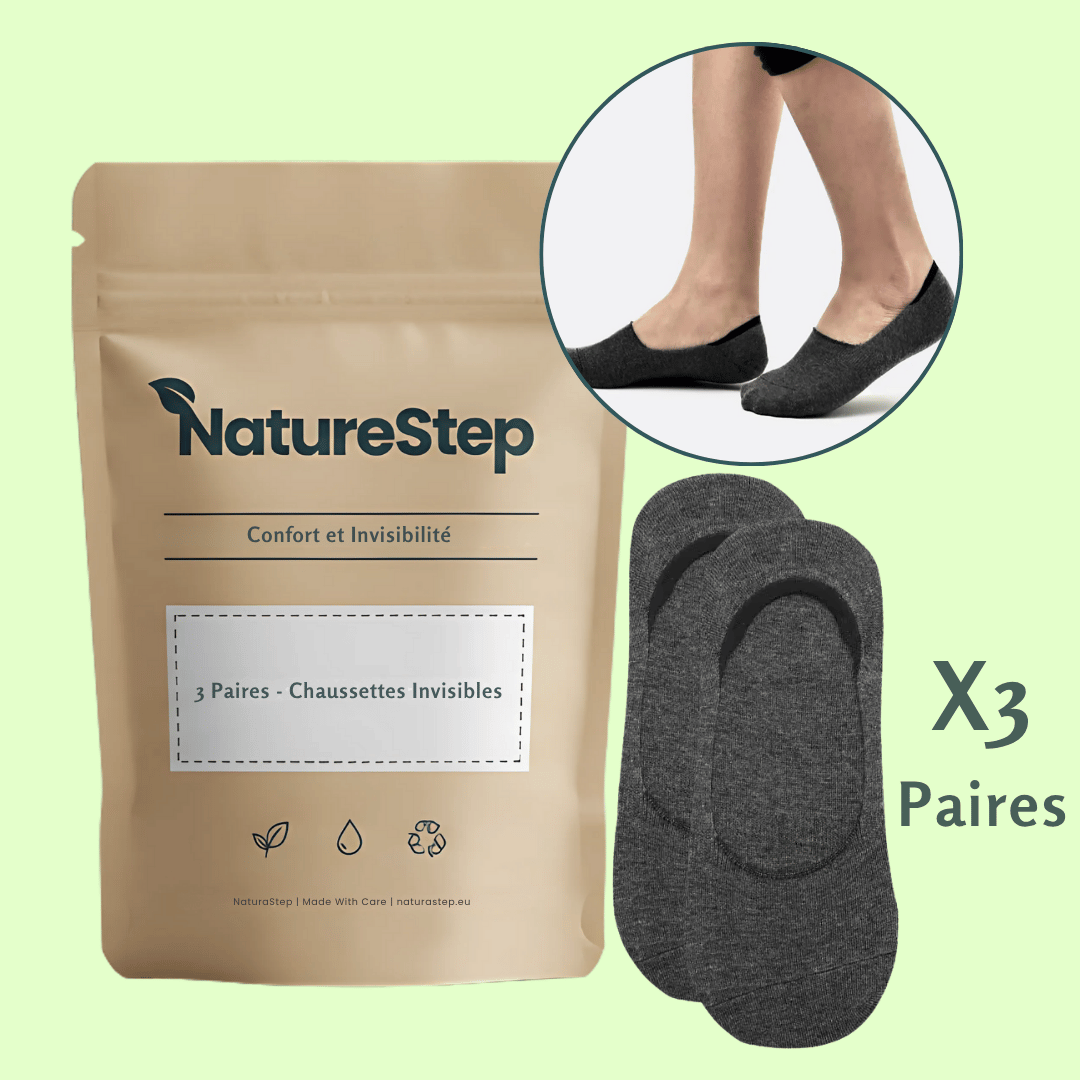 Chaussettes Invisibles - 3 Paires